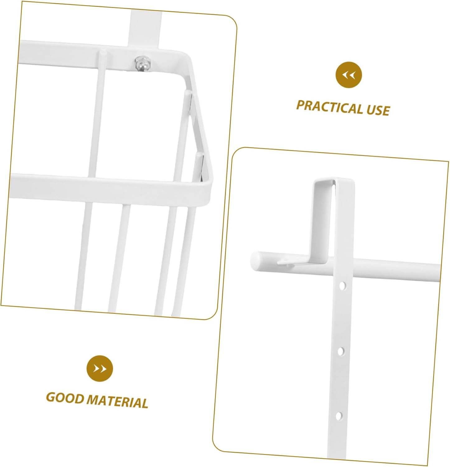Cabilock Cabinet Door Storage Basket Wire Storage Baskets Over The Cabinet Towel Holder Kitchen Organizer Easy Cleaning