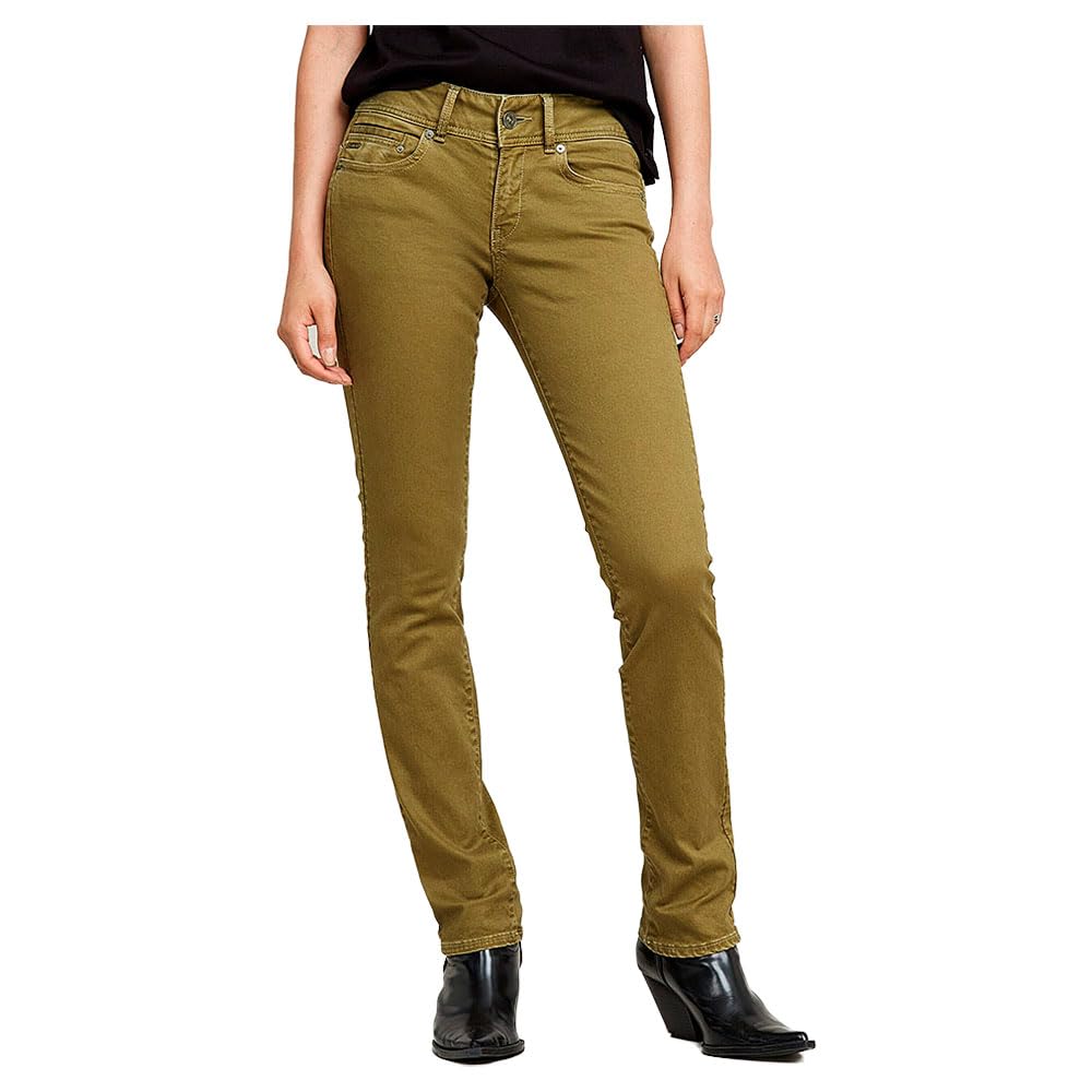 G-Star Damen Pants Midge Slim Straight Chino
