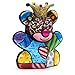 Romero Britto Giftcraft Mini Anniversary Figurine Bear Ceramic, Multicoloured, One Size