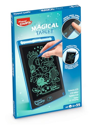 Maped Creativ Tableta Mágica LCD para Niños, Pantalla de 8.5” con Lápiz Capacitivo, Tableta...