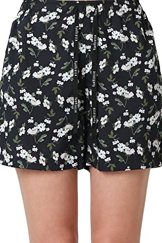 Image of Van Heusen Women's Cotton Lounge Shorts | Lightweight | Breathable Cotton | Relaxed fit | Printed | Comfortable Everyday Wear | Style 55501|Available in Pack of 1 & 2