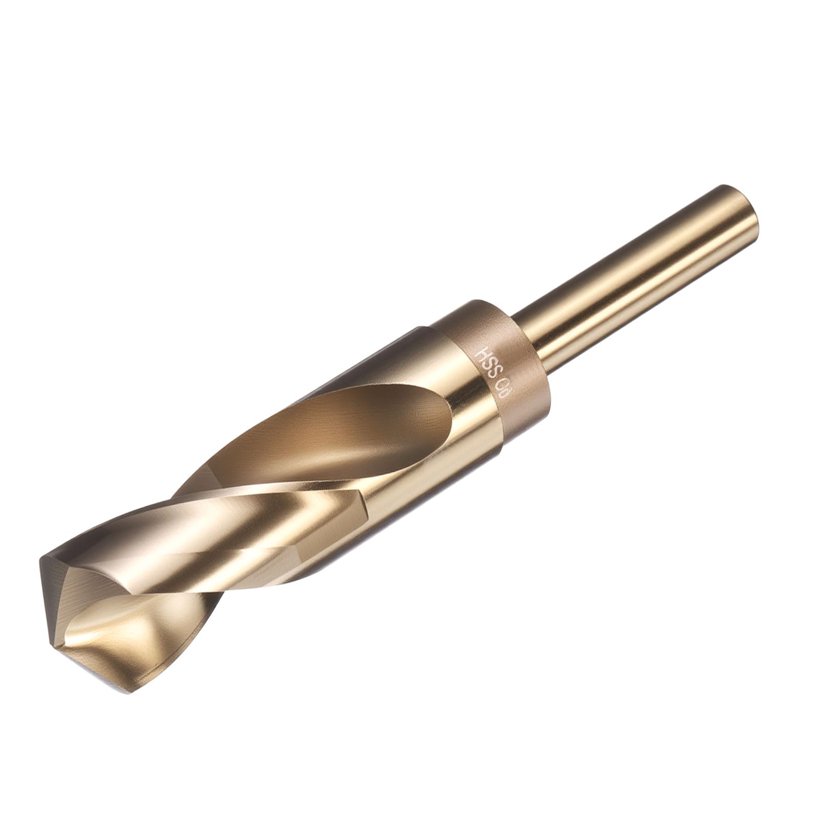 HARFINGTON 13mm Drill Bit With 10mm Reduced Shank – 3-Flat 4341 HSS, 135° Split Point For Copper, Aluminum, Iron, Plastic & Wood
