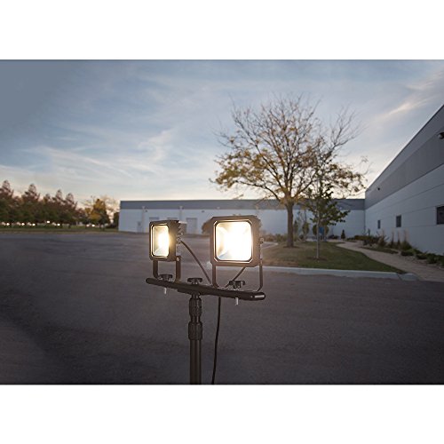 Upgraded Adjustable Tripod Stand for LED Flood Light 6.55 Feet Stainless Steel Heavy Duty LED Work Light Tripod Stand for Auto, Home, Work, Job, Construction, Camping, Indoor and Outdoor Use - Thumbnail 5