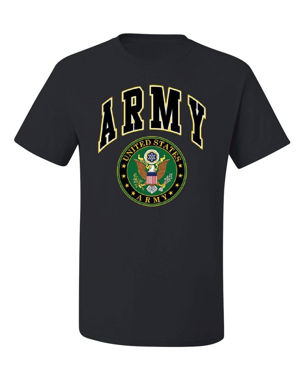 US Army T-Shirt Army Crest Patriotic Clothing Army Logo Emblem Shirts