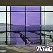 VViViD Transparent Colorful Vinyl Window Tinting Sheets (1.49ft x 5ft, Purple)