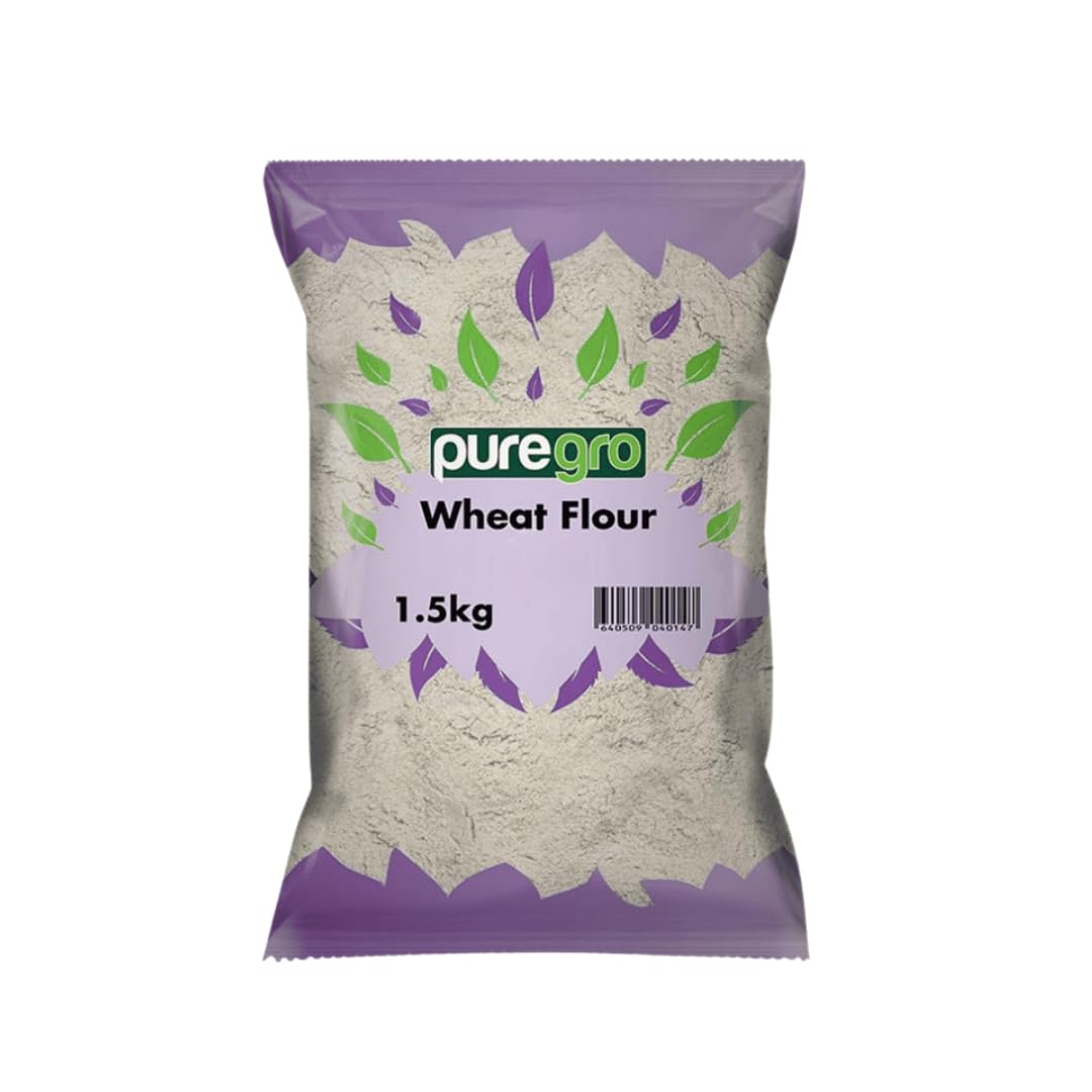 Puregro Wheat Flour 1.5kg | Wheat Flour | Ideal for Baking, Cooking and Everyday Recipes | Suitable for Chapati, Roti and Home Baking
