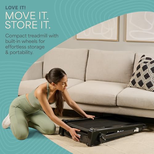 Image of Lifepro Smallest Portable 30in Small Mini Walking Pad Treadmill Installation Free, Adjustable Incline, Under Desk Work Compact Treadmills for Home /Office - Max Load 220Lbs & Speed 3MPH
