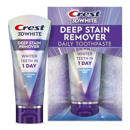 Crest 3DWhite Brilliance Deep Stain Remover Dazzling Mint Toothpaste - 2.1oz