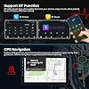 for Ford Focus MK2 2005-2010 Radio Upgrade with Carplay & Android Auto 8-Core 2G RAM + 32G ROM Car Stereo 9-Inches QLED Touch Screen Head Unit with GPS Navigation