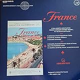 France, Guidebook, Pocket Dictionary and LP record with a language course in French for the traveler...