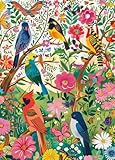 Bullglesup Puzzles for Adults 1000 Pieces, Seamless Birds Jigsaw with Poster Letter on Back, Unique Pieces Fit Well No Dust (27.5'x19.6')
