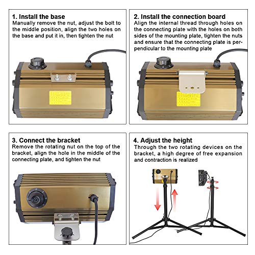 Datouboss Infrared Shortwave Paint Curing Lamp 1000W Infrared Paint Curing Dryer Car Body Repair Tool With Bracket… #TOP3