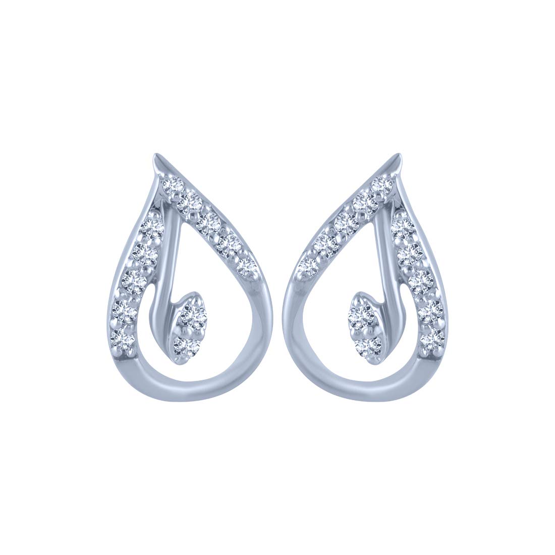 Gold and Diamond Stud Earrings for Women-image-42