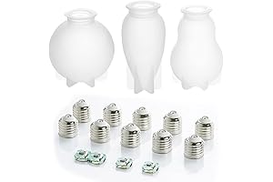 Silicone Light Bulb Resin Mold, Resin Mold Light Bulb for Table Decoration