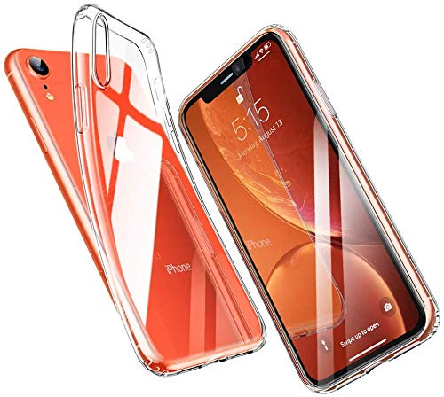 Little Boutik Coque Silicone pour iPhone XR Etui de Protection Transparent Antichoc Cover