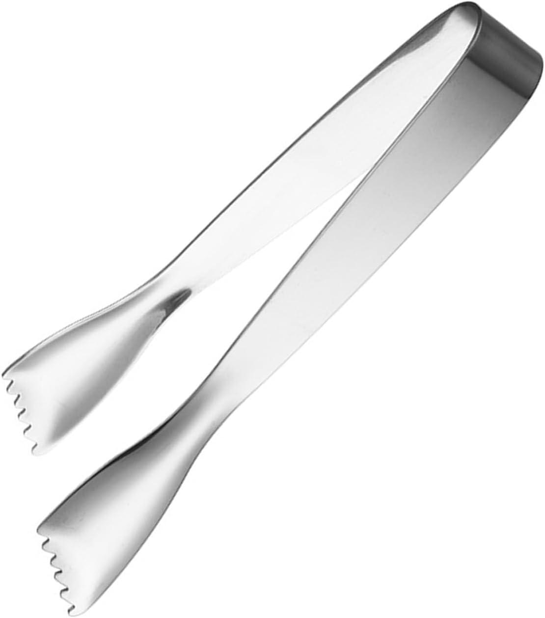 Practical Stainless Steel Tongs Ergonomic Grip Ice Cubes Clip Multipurpose Kitchen Tool for Fruits Pastries Cubes Tongs