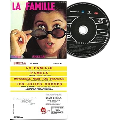 La famille - EP 4-TRACK CARD SLEEVE 1) La famille 2) Pamela 3) Impossible n'est pas français 4) Les jolies choses ((Round in circles) CDSINGLE