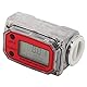 Durchflussmesser, Mini Digital Turbinen-Durchflussmesser Dieselkraftstoff-Durchflussmesser 15-120L 1NPT,hohe Genauigkeit, Messgenauigkeit ± 1% für Diesel, Benzin usw (Rotes LLW-25)
