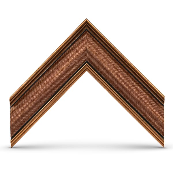 Industrial Copper 43" Slim Deco TV Frame - Compatible ONLY with Samsung The Frame TVs (Fits 2021-2025, LS03A, LS03B, LS03C, LS03D, LS03FA)