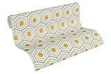 Papel pintado de vinilo (material de soporte: fieltro), 10,05 m (longitud) x 0,53 m (ancho), 5,32 m²