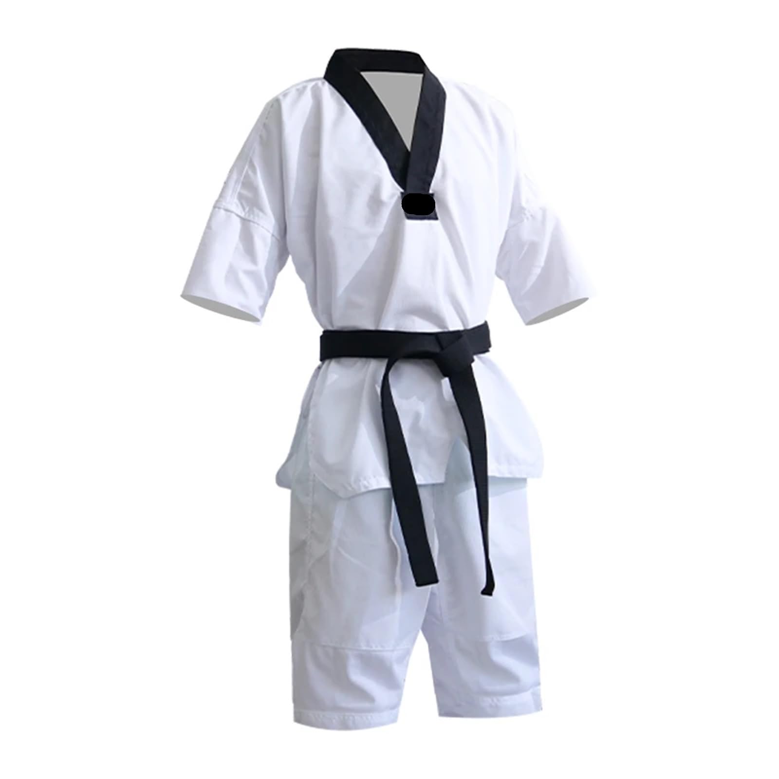 Traje De Judo Trajes de Judo, Uniformes Blancos de Taekwondo, Ropa de Karate, Judo y Taekwondo, Unisex for Adultos(XXL-180CM,Short Sleeve)
