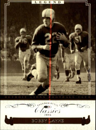 2006 Donruss Classics Football Card #230 Bobby Layne