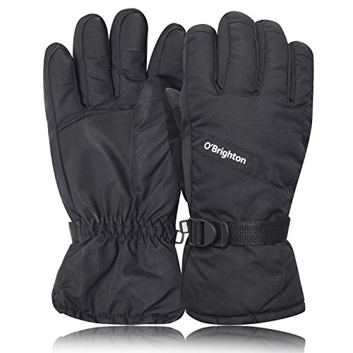 Ski Gloves Snow Winter Warm Gloves Outdoor Waterproof Windproof Thinsulate Thermal for Skiing, Snowboarding, Shredding, Shoveling & Snowballs Snowboard Gloves by O'Brighton