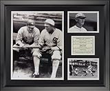 Legends Never Die シューレスジョー・ジャクソン&ベイブ・ルース額入りフォトコラージュ、40.64cm x 50.8cm