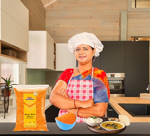 Image of Rani Masoor Gota (Football) Indian Red Lentils Skinless 64oz (4lbs) 1.81kg Bulk ~ All Natural | Gluten Friendly | NON-GMO | Kosher | Vegan | Indian Origin