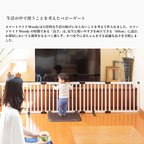 Amazon.co.jp: 日本育児 おくだけとおせんぼ スマートワイドWoody 