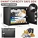 4.6 Cuft Heavy Duty Biometric Safe Box, Home Safes Water Fireproof, Large Document Safety With Dual alarms, Digital Security Safety Box for Money Jewelry Firearm Medicine