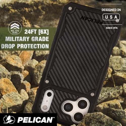 Image of Pelican Shield iPhone 17 Pro Case - Compatible with MagSafe - Carbon