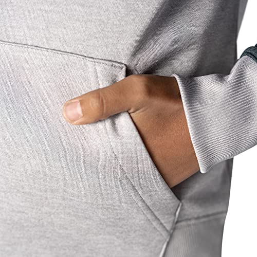 Hurley Boys' H20-Dri Pullover Hoodie (As1, Numeric, Numeric_10, Numeric_12, Regular, Grey) #TOP3