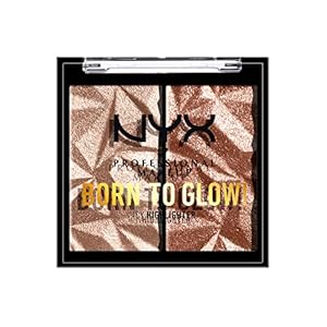 NYX PROFESSIONAL MAKEUP Born To Glow Icy Highlighter Duo – High Key Flex