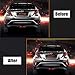 GeeGeeTop Red LED Rear Bumper Reflectors Fog Brake Tail Light Lamps Accessories Fit For 2020 2021 Toyota CHR CH-R,Function as Tail Light And Brake Light (Rear bumper lamps)