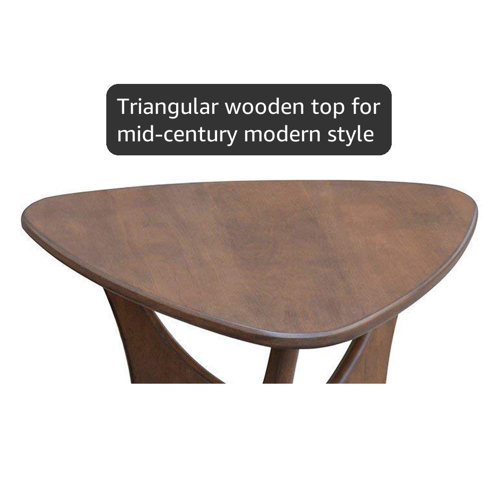 Amazon.com: INK+IVY Blaze Accent Tables - Wood Side Table - Pecan