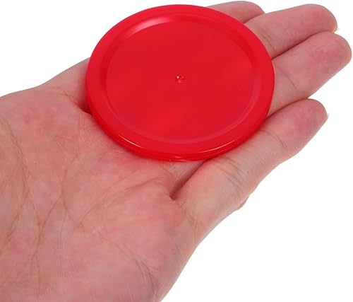 Miniatura 3 de Kisangel 4 discos de hockey de aire de 1.969 in, mini discos de hockey de aire de plástico, mesa de repuesto, meta de hockey de aire, juguete