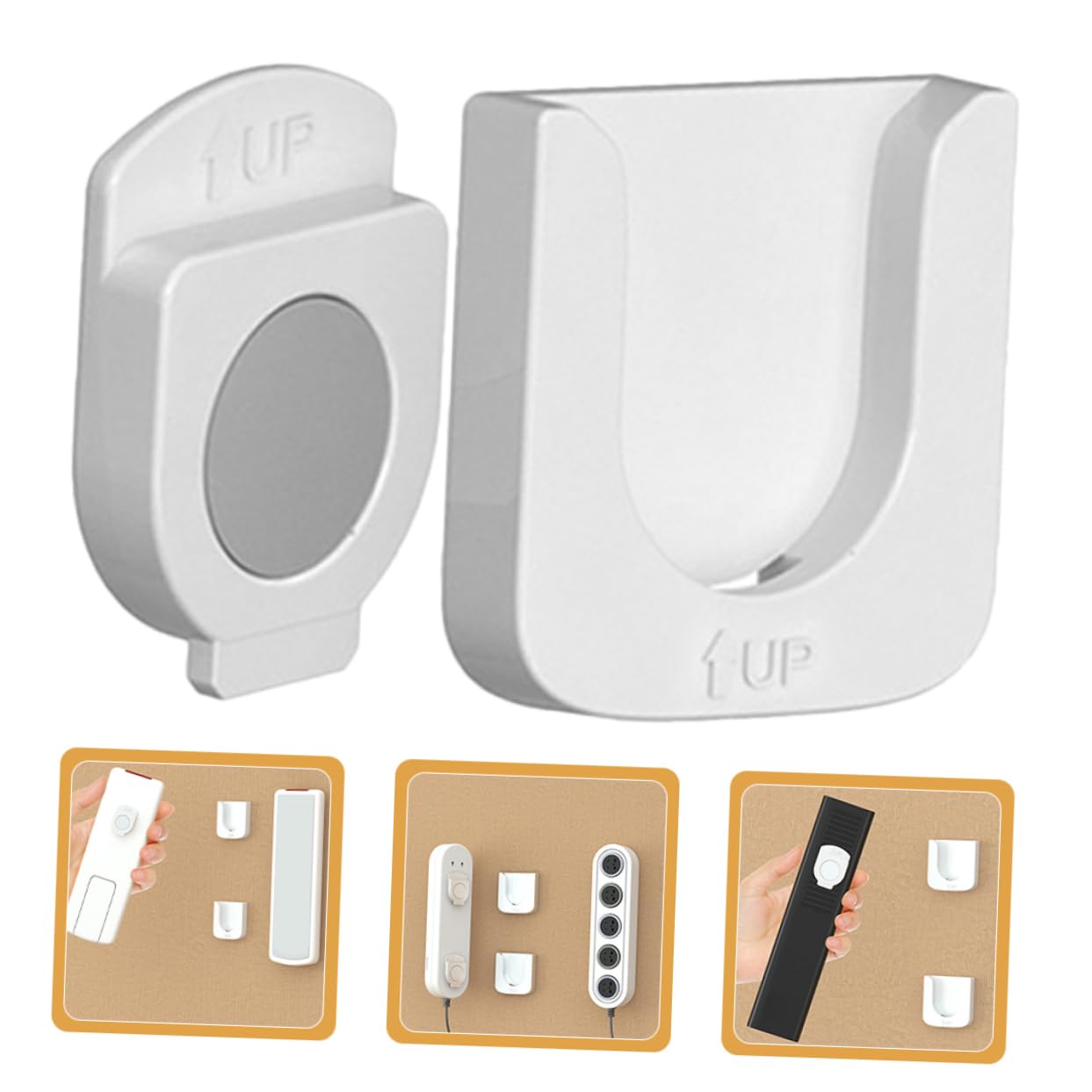 PRETYZOOM 12 Juegos Almacenamiento De Control Remoto Soporte Magnético De Plástico. Soporte Magnético Decorativo Magnético Para El Hogar Estante De Control Remoto Abs