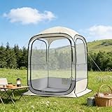 Outdoor All Weather Pop Up Sport Tent, 51×51×67 in, 1-3 Person Instant Tent...