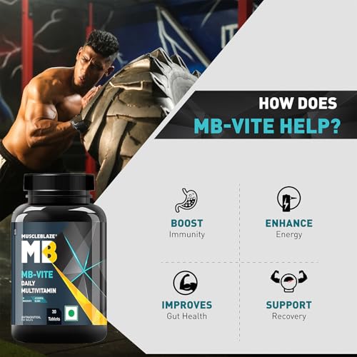 MuscleBlaze MB-Vite Daily Multivitamin, 30 Tablets - Image 8