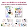 Magnetic Princess Dress Up Paper Doll, 2024 New Magnetic Dress Up Baby, Magnetic Dress Up Baby Paper Dolls for Girls Nurturing Creativity and Imagination (Collector Book B-Paper Doll not included)