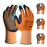 Schwer 3/6/12 Pairs Safety Work Gloves, MicroDot...
