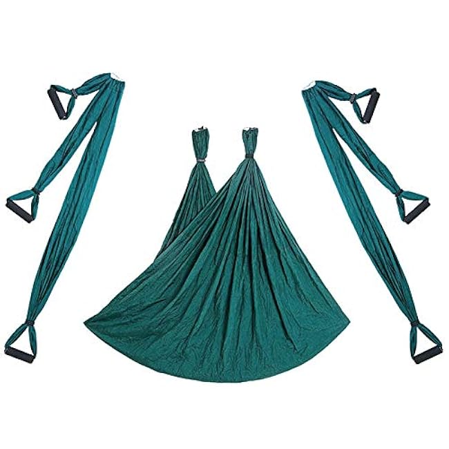 Aerial Trapeze Yoga Hammock Kit - Ultra Strong Antigravity Yoga Flying Sling Inversion Swing with Extension Straps