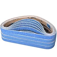 UMXIUO 32 Stück Schleifbänder 13 x 457 mm Schleifband Körnung 40/60/80/120 für Bandschleifer