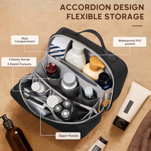 BagUrshion Accordian Flex-Tech Toiletry Bag