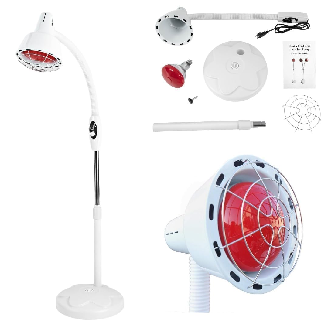 Infrared Heat Lamp IRR IR Therapy Device for Pain Relief | Single Head Big, Muscle Tension Relief, Promotes Circulation, Physiotherapy Use-image-38