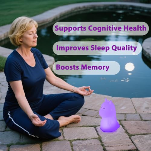 Breathing Loong' Guided Visual Meditation Tool & Mindfulness Breathing Light for Stress, Anxiety & ADHD Relief | Sleep Aid Night Light | for All Ages, Home, School & Therapy (Loong) - Image 6