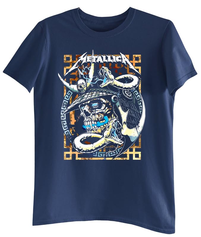 INDISSHMusic Band Metal-A3 Printed Regular Half Sleeves Cotton T-Shirt