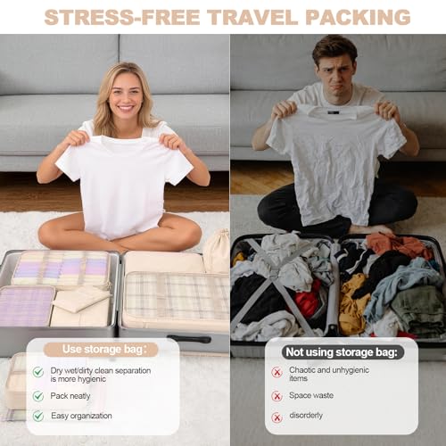 8-Piece Travel Packing Cube Set