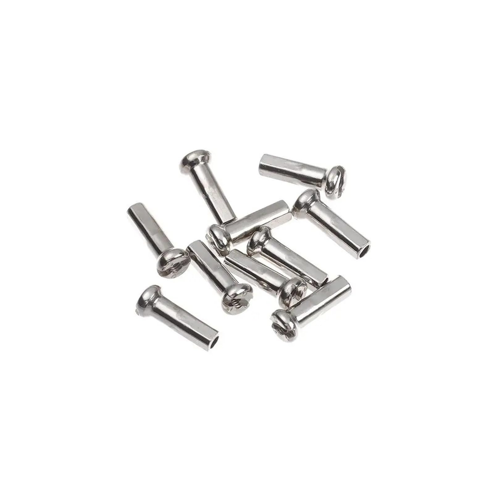 10 pezzi 14G per raggi di bicicletta con nippli in acciaio inox ad alta resistenza per mountain bike bici da strada all'aperto sostituzione 273-305 mm (240 mm)
